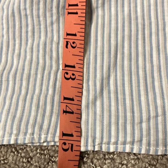 Tartine et Chocolat Blue and Gray Button Down Shirt with Classic Collar - Picture 5 of 8